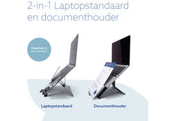 Laptopstandaard R-Go Riser Documenthouder