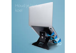 Laptopstandaard R-Go Riser Documenthouder
