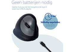 Muis R-Go Ergonomisch HE Break Wireless Rechts S