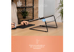 Laptopstandaard R-Go Office Zwart