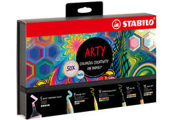 Creative set Stabilo 77/6 Arty colorful creative pastel mix