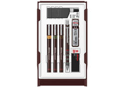 Tekenset rOtring Isograph college 0.2mm, 0.3mm en 0.5mm set à 3 stuks