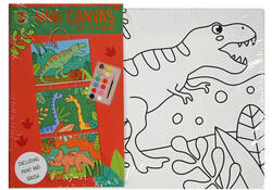 Canvasset om in te kleuren assorti