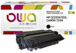 Tonercartridge OWA alternatief tbv HP CE255X zwart