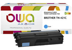 Toner OWA alternatief tbv Brother TN-421C blauw