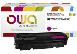Tonercartridge OWA alternatief tbv HP W2033X rood