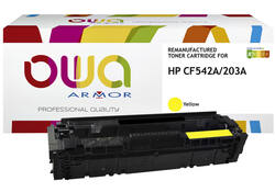 Tonercartridge OWA alternatief tbv HP CF542A geel