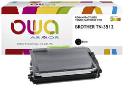 Toner OWA alternatief tbv Brother TN-3512BK zwart