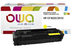 Tonercartridge OWA alternatief tbv HP CF402X geel