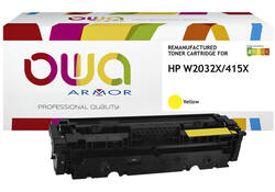 Tonercartridge OWA alternatief tbv HP W2032X geel