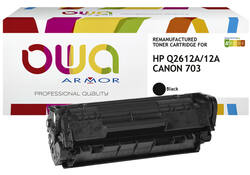 Tonercartridge OWA alternatief tbv HP Q2612A zwart