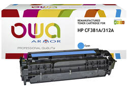 Tonercartridge OWA alternatief tbv HP CF381A blauw