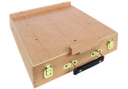 Kist ezel Conda hout 42x33x8.5cm