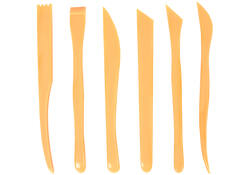 Boetseerspatel Conda set à 6 stuks 20 cm plastic