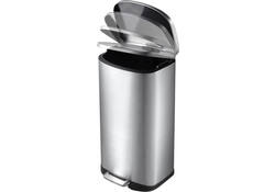 Afvalbak EKO Della pedaalemmer 50 liter RVS