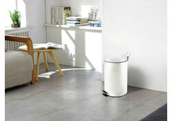 Afvalbak Vepa Bins pedaalemmer 12 liter wit