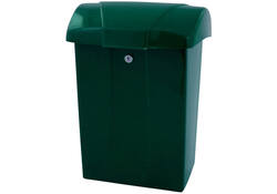 Brievenbus Vepa Bins met klep kunststof groen