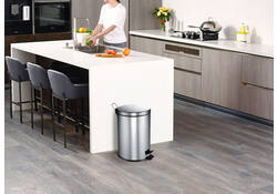 Afvalbak Vepa Bins pedaalemmer 20 liter RVS