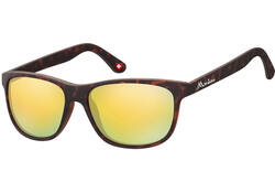 Zonnebril Montana met geel glas mat turtle