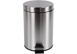 Afvalbak BRASQ pedaalemmer 20 liter rvs