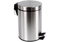 Afvalbak BRASQ pedaalemmer 20 liter rvs