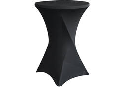 Tafelrok BRASQ voor statafel 80cm zwart