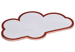 Workshopkaarten MAUL wolk 14x23cm wit 20stuks