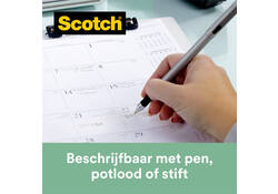 Plakband Scotch Magic 919 19mmx20m transparant + gerecyclede afroller