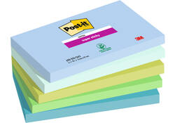 Memoblok 3M Post-it 655 76mmx127mm Super Sticky Oasis