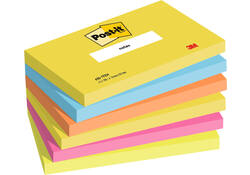 Memoblok 3M Post-it 655 76x127mm Energetic Colours