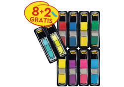 Indextabs 3M Post-it 683 11.9x43.2mm 8 kleuren assorti + 2 sets pijlvorm gratis