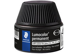 Viltstiftvulling Staedtler Lumocolor permanent 15ml zwart