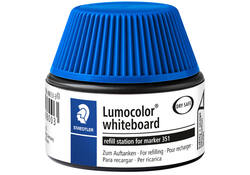 Viltstiftvulling Staedtler Lumocolor whiteboard 20ml blauw