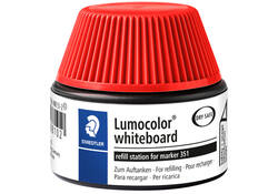 Viltstiftvulling Staedtler Lumocolor whiteboard 30ml rood