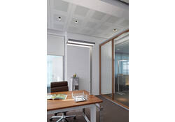 Werkpleklamp tafelklem MAUL Juvis LED beweging- daglichtsensor dimbaar hg 120cm zilver