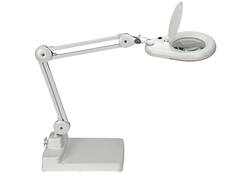 Loeplamp MAUL Viso LED met voet wit