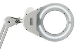 Loeplamp MAUL Viso LED met voet wit
