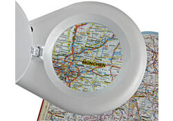 Loeplamp MAUL Viso LED met voet wit
