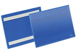 Documenthoes Durable zelfklevend A5 liggend blauw