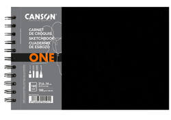 Tekenboek Canson Art Book One 21.6x14cm 100gr 80vel spiraal