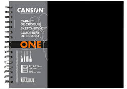 Tekenboek Canson Art Book One 27.9x21.6cm 100gr 80vel spiraal