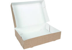 Cateringdoos IEZZY 35cm plasticvrij bruin 10 stuks