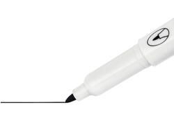 Viltstift Nobo whiteboard Glide fijn zwart 1mm 4stuks