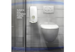 Toiletpapierdispenser Aquarius gevouwen tissue wit 6946