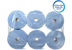 Handdoekrol Scott 1-laags 304m blauw 6668