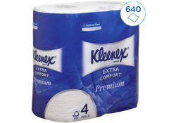 Toiletpapier Kleenex 4-laags 160vel wit 8484