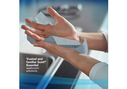 Handdoekrol Scott Essential Slimroll 1-laags 190m blauw 6696