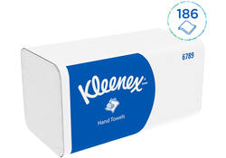 Handdoek Kleenex i-vouw 2-laags 21x21.5cm 15x186stuks wit 6789