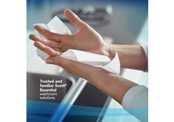 Handdoekrol Scott Essential Slimroll 1-laags 190m wit 6695