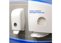 Handzeepdispenser Aquarius 1 liter wit 6948